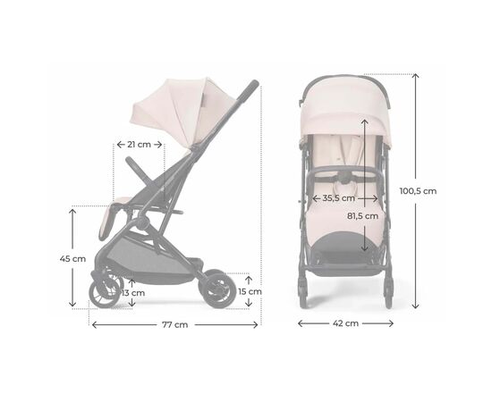 Коляска Kinderkraft Indy 3 Misty Beige (KSINDY03BEG0000) (5902533926831), изображение 8