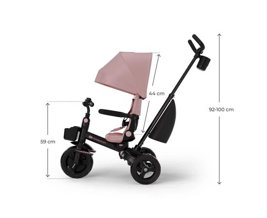 Дитячий велосипед Kinderkraft Aveo 2 Plus Pink (KRAVEO02PNK0000) (5902533929467), зображення 7