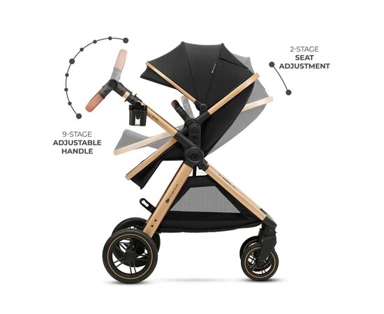 Коляска Kinderkraft 3 в 1 Esme Pro Pure Black (KSESME00BLK300N) (5902533929351), изображение 4
