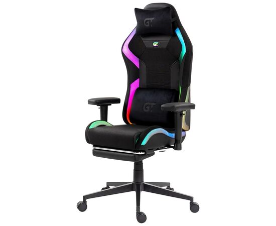 Кресло игровое GT Racer X-2403 Black (X-2403 Black RGB), изображение 2