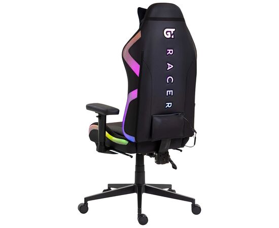 Кресло игровое GT Racer X-2403 Black (X-2403 Black RGB), изображение 6