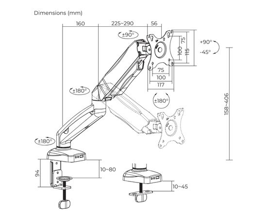 Кронштейн ITech LDT13-C012E, изображение 12