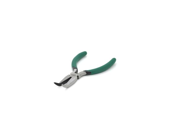 Плоскогубцы Voltronic круглогубцы изогнутые, зеленые ручки, 135х32, Q30 (YT-CD135х32)