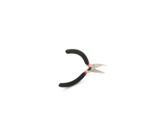 Плоскогубцы Voltronic круглогубцы изогнутые, черные ручки, 125х25мм, 89 гр (YT-Red125x25), изображение 2