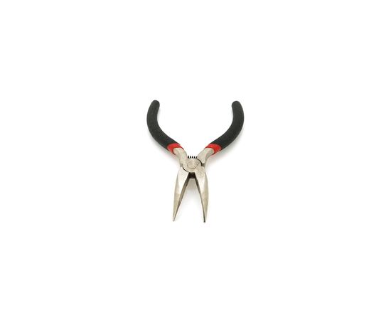 Плоскогубцы Voltronic круглогубцы изогнутые, черные ручки, 125х25мм, 89 гр (YT-Red125x25), изображение 3