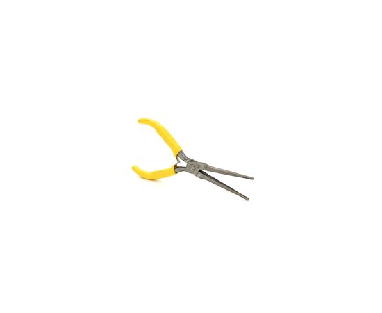 Плоскогубцы Voltronic круглогубцы, желтая ручка, 125мм, 55гр (YT-MYTEC125R), изображение 3