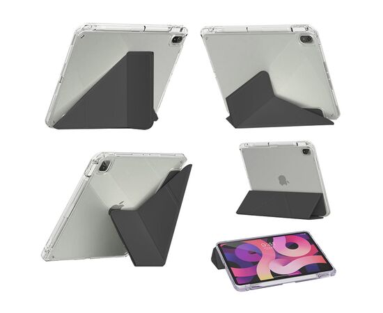 Чохол до планшета BeCover Ultra Slim Origami Transparent Apple iPad Air 11" M4 2026 Black (715183), зображення 6