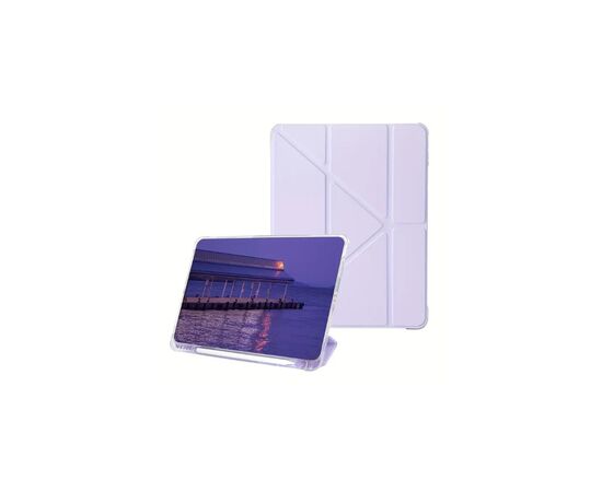 Чехол для планшета BeCover Ultra Slim Origami Transparent Apple iPad Air 11" M4 2026 Purple (715186), изображение 3