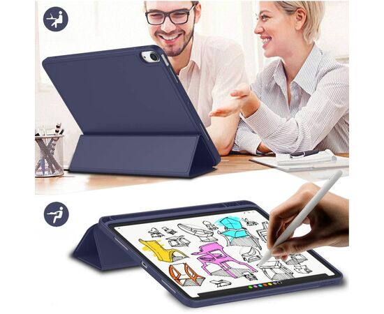Чехол для планшета BeCover Tri Fold Soft TPU Apple iPad Air 11" M4 2026 Deep Blue (715230), изображение 6