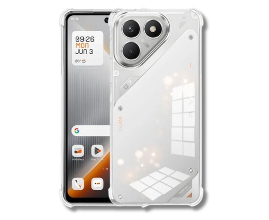 Чохол до мобільного телефона BeCover Anti-Shock Tecno POVA 7 Neo (LJ6) Clear (715064), зображення 2