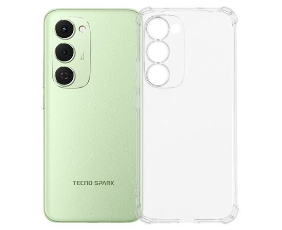 Чохол до мобільного телефона BeCover Anti-Shock Tecno Spark 40 Pro Plus (KM7) Clear (715067), зображення 2