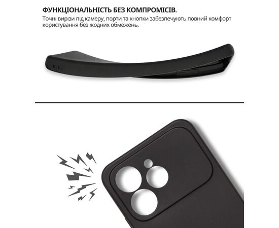 Чохол до мобільного телефона BeCover Tecno Spark 40 4G (KM5) Black (715061), зображення 6