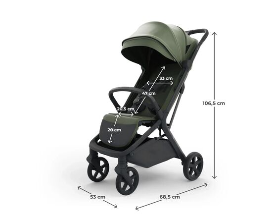 Коляска Kinderkraft Nubi 3 Mystic Green (KSNUBI03GRE0000) (5902533927487), изображение 7