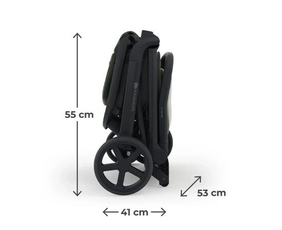 Коляска Kinderkraft Nubi 3 Mystic Green (KSNUBI03GRE0000) (5902533927487), изображение 9