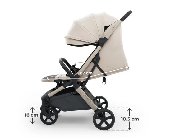 Коляска Kinderkraft Nubi 3 Sand Beige (KSNUBI03BEG0000) (5902533927470), изображение 8