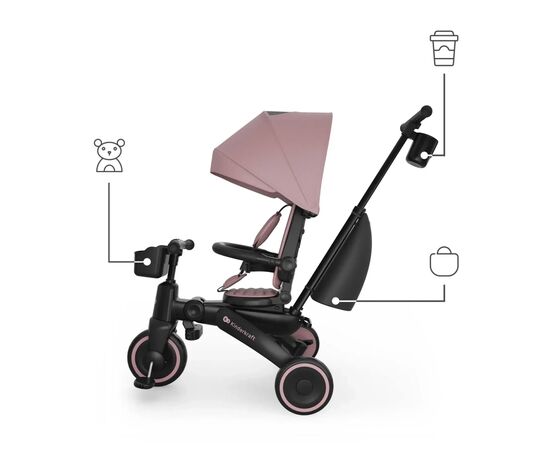 Детский велосипед Kinderkraft Jazz 3 Pink (KRJAZZ03PNK0000) (5902533930012), изображение 10