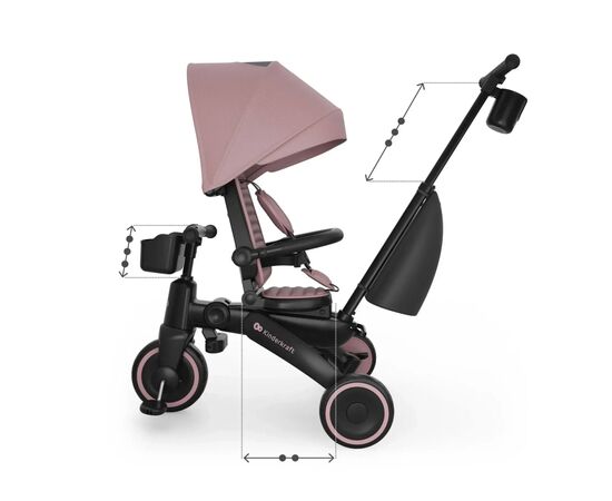Детский велосипед Kinderkraft Jazz 3 Pink (KRJAZZ03PNK0000) (5902533930012), изображение 11