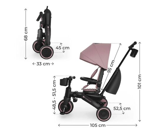 Детский велосипед Kinderkraft Jazz 3 Pink (KRJAZZ03PNK0000) (5902533930012), изображение 12