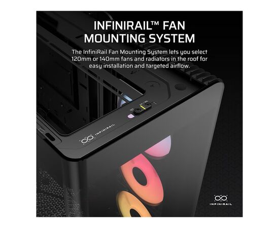 Корпус для ПК Corsair FRAME 4500X RS-R ARGB Tempered Glass Black (CC-9011314-WW), зображення 6