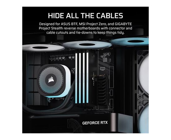 Корпус для ПК Corsair FRAME 4500X RS-R ARGB Tempered Glass Black (CC-9011314-WW), зображення 8