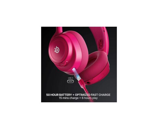 Наушники SteelSeries Arctis Nova 7X Gen 2 Wireless Magenta (61760), изображение 7