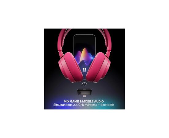 Наушники SteelSeries Arctis Nova 7X Gen 2 Wireless Magenta (61760), изображение 8