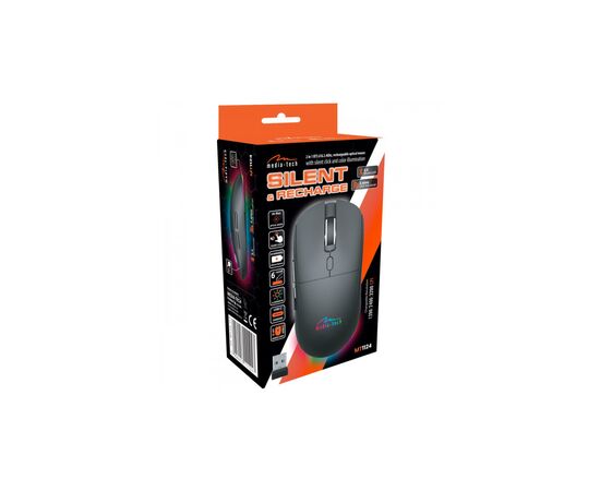 Мишка Media-Tech MT1124 Wireless Black (MT1124), зображення 6