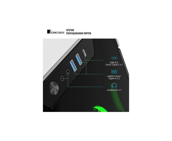 Корпус для ПК JONSBO Корпус JONSBO TR03-G Silver (TR03-G Silver), изображение 6