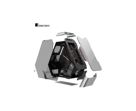 Корпус для ПК JONSBO Корпус JONSBO TR03-G Silver (TR03-G Silver), изображение 8