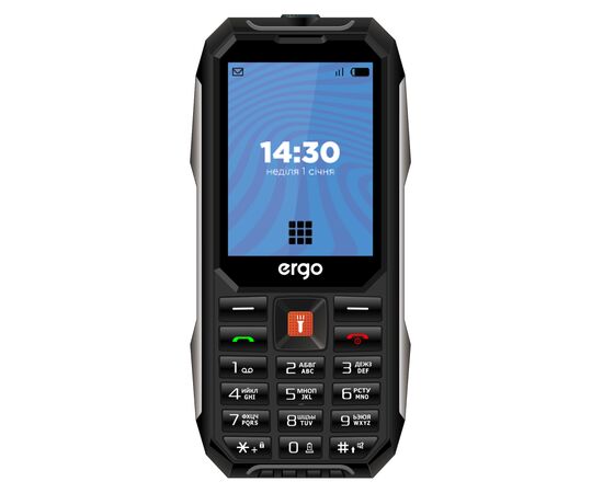 Мобільний телефон Ergo E283 Black, зображення 2