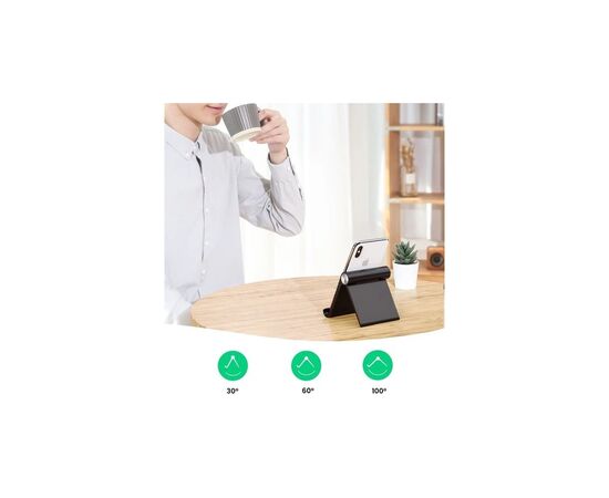 Подставка для планшета и телефона LP115 Multi-Angle Adjustable Portable Stand for iPad Black Ugreen (50748), изображение 3