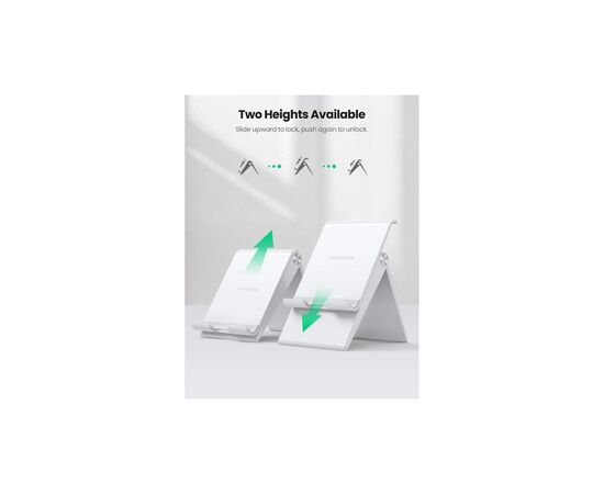 Подставка для планшета и телефона LP247 Adjustable Portable Stand White Ugreen (80704), изображение 11