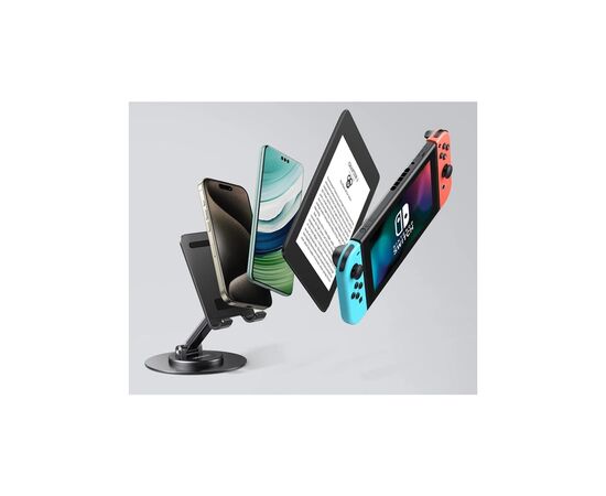 Подставка для планшета и телефона LP805 Swivel & Foldable Multi-Angle Phone Stand Black Ugreen (35152), изображение 8