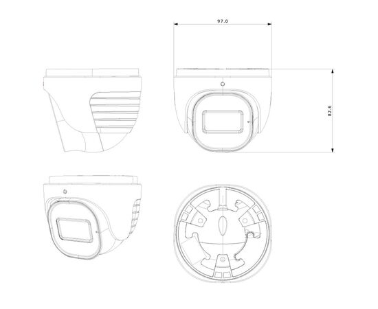 Камера відеоспостереження Provision-ISR DI-350A-28 (2.8), зображення 4