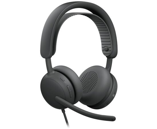 Наушники Logitech Zone Wired 2 for Business USB Graphite (981-001618), изображение 2
