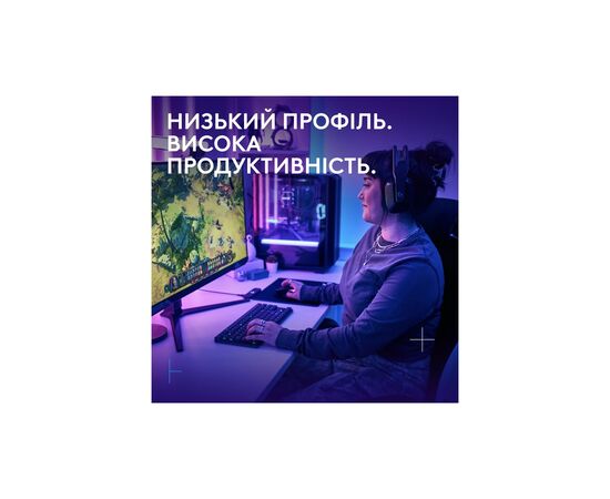 Клавіатура Logitech G515 TKL Lightspeed GL Tactile RGB Wireless/Bluetooth/USB UA Black (920-014075), зображення 2