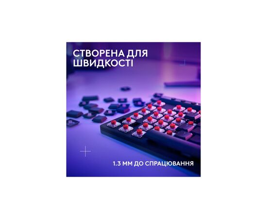 Клавіатура Logitech G515 TKL Lightspeed GL Tactile RGB Wireless/Bluetooth/USB UA Black (920-014075), зображення 3