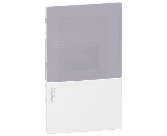 Розподільний щит Schneider Electric Mini Pragma 1ряд/4 модуля, внутрішній, білі двері (MIP22104T)