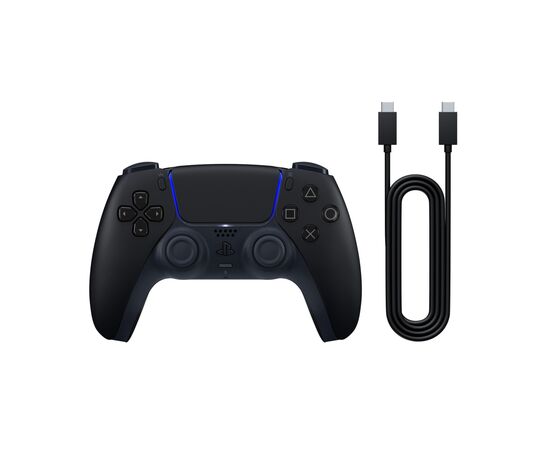 Геймпад Sony Playstation DualSense Bluetooth PS5 Midnight Black (USB-C кабель) (1000051651), изображение 2