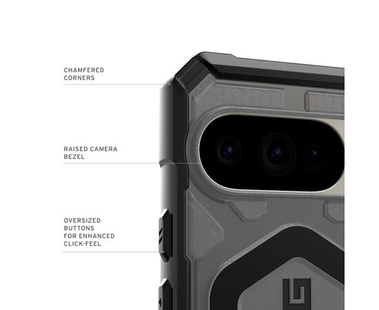Чехол для мобильного телефона UAG Google Pixel 10 Pro Pathfinder Clear MagSafe ash (614469113140), изображение 2