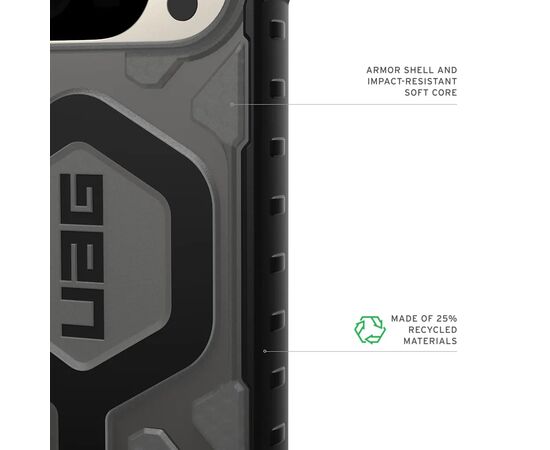 Чехол для мобильного телефона UAG Google Pixel 10 Pro Pathfinder Clear MagSafe ash (614469113140), изображение 5