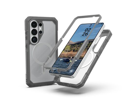 Чохол до мобільного телефона UAG Samsung Galaxy S26 Ultra Trooper with Magnet clear/ash (214516114G31), зображення 8
