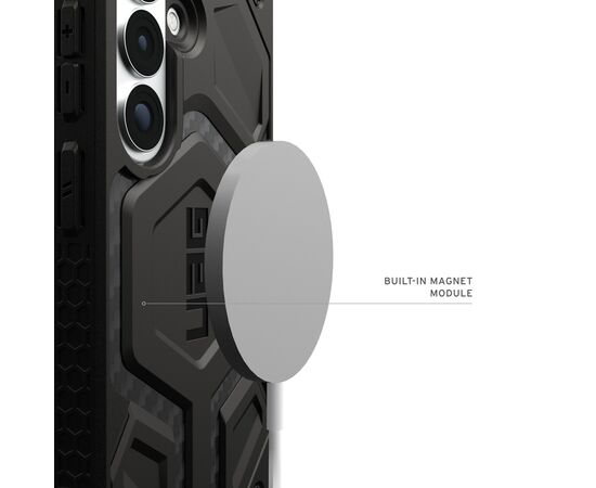 Чехол для мобильного телефона UAG Samsung Galaxy S26 Monarch Pro with Magnet carbon fiber (214515114242), изображение 2