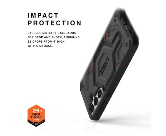 Чохол до мобільного телефона UAG Samsung Galaxy S26+ Monarch Pro with Magnet Kevlar black (214514113940), зображення 8