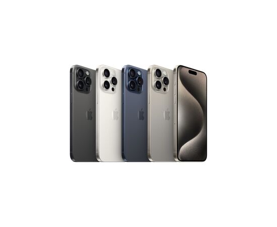 Мобільний телефон Apple iPhone 15 Pro 128Gb Black Titanium eSim (REF A) BREEZY (2AMTQM3), зображення 6
