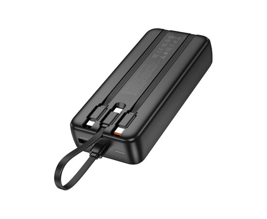 Батарея универсальная HOCO 20000mAh, PD/20W, 22.5W, Black (J132A / 42067 / Black), изображение 4