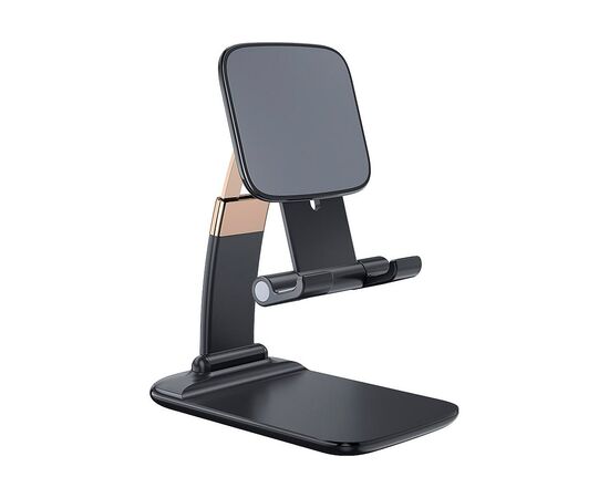 Подставка для планшета и телефона Knight Foldable Desk Mobile Phone Holder Stand (Plastic) Black Essager (EZJZM-QSSJ01)