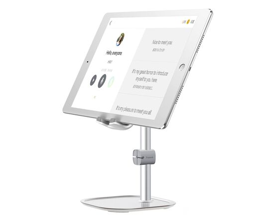 Подставка для планшета и телефона Literary youth desktop bracket Silver Baseus (SUWY-0S), изображение 5