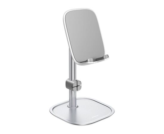 Подставка для планшета и телефона Literary youth desktop bracket Silver Baseus (SUWY-0S)