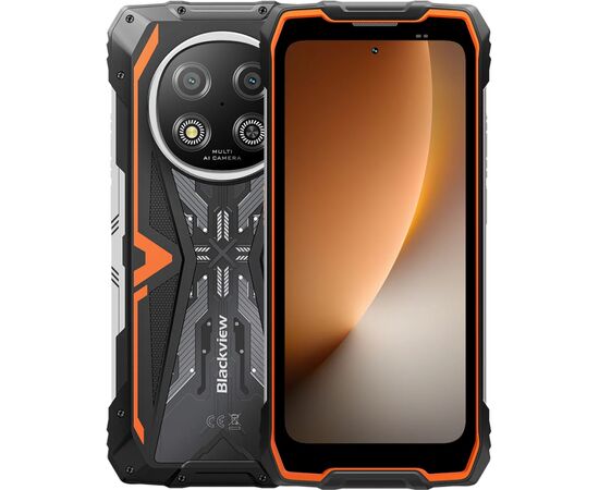 Мобильный телефон Blackview ROCK 8/256GB Orange (6931548325512)